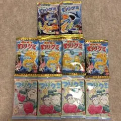 【値下げ】釣りグミ 10点まとめ売り ポケモン・ちいかわ・オリジナル