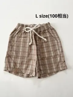 韓国　kokokids(ココキッズ) チェック　ハーフパンツ　半ズボン