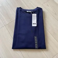 新品　タグ付き　ユニクロ　エアリズムコットンオーバーサイズt ネイビー　3XL
