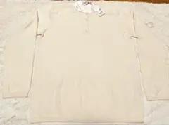 【新品】UNIQLO イネスドラフレサンジュ カシミヤ100% ボタン付きニット