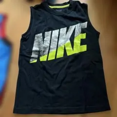 NIKE キッズ ノースリーブ タンクトップ ブラック XS