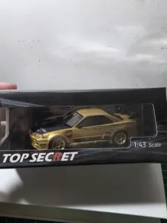 東京オートサロン限定TOP SECRET R34 Gold1/43 - メルカリ