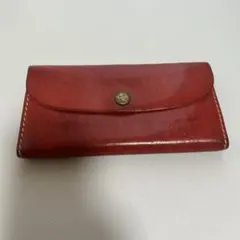 kissora レザー長財布 レッド スナップボタンのサムネイル