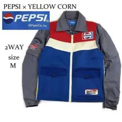 PEPSI×YELLOW CORN 2WAY ライディングジャケット Mのサムネイル