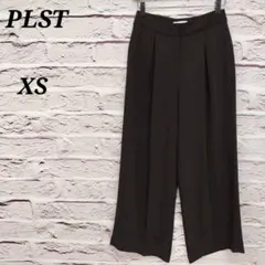 プラステ 【XS】 タックワイドパンツ キレイめ ブラック