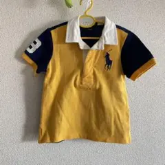 新品　ラルフローレン　24M\24ヶ月　黄色&紺色ポロシャツ