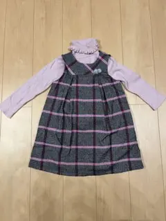 BEBE 女の子　110cm　ジャンパースカートセット