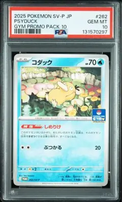 【PSA10】コダック ジムプロモ しめりけ 262/SV-P 102
