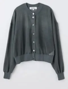 ENFOLD SHEER CARDIGAN カーディガン グレーのサムネイル