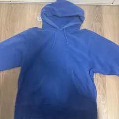 青色 フード付きパーカー Lサイズ