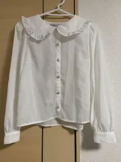AnkRouge 白ブラウス　長袖