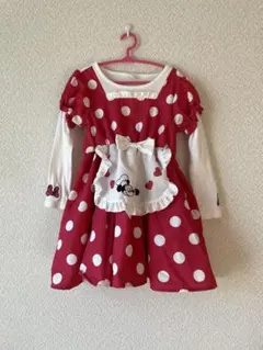 リトシー　ディズニー　ミニー　ワンピース　しまむら　100