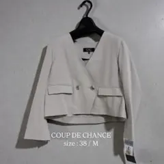 COUP DE CHANCE ノーカラージャケット 38 Mのサムネイル