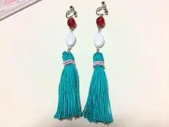 SALEロングタッセルイヤリング