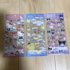 サンリオキャラクター クリアキャンディシール 3枚セット