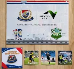 横浜F・マリノス THANKSステッカー ラバーマグネット ファイル　セット