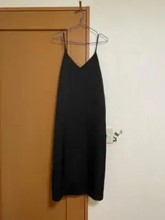 GU キャミワンピース 黒 ポリエステル100%