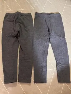 HEATTECH EXTRA WARM グレー レギンス 100cm ユニクロ