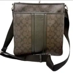 筧様専用】COACH 迷彩柄 レザーショルダーバッグ - メルカリ