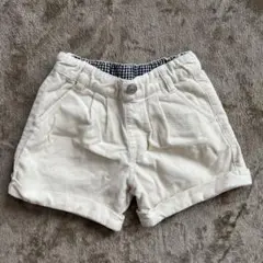 Seraph コーデュロイ ハーフパンツ アイボリー