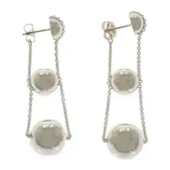 【週末セール】ティファニー　トリプル ドロップ ピアス　シルバー ハードウェア トリプルドロップ ピアス[60153322 60979561