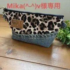 デニムリメイク♥ポーチ♥20cmファスナー使用