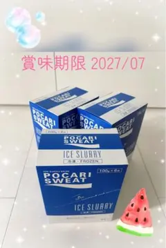 ＊ポカリスエット アイススラリー＊6個入り3箱セット＊期限2027/07のサムネイル