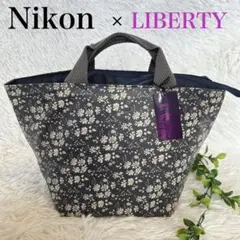 【未使用品】Nikon×LIBERTY カメラバッグ トートバッグ ラミネートのサムネイル