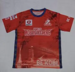 コベルコスティーラーズ　ラグビー ジャージ レッド　未使用