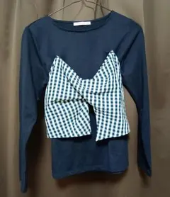 ◎E hyphen world gallery◎ ビスチェ付き　長袖Tシャツ