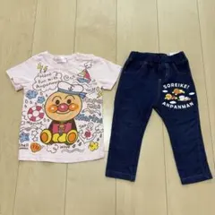 アンパンマン 半袖 Tシャツ パンツセット　90.95サイズ