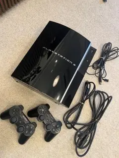 【初期化済み】PlayStation 3 本体 コントローラー2個付き