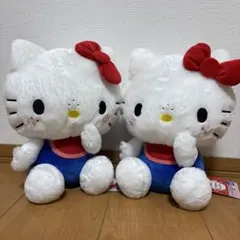 モンチッチ×ハローキティ おそろいBIGぬいぐるみ ハローキティ2個セット