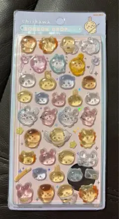 ちいかわ第2弾みんなポーズ ボンボンドロップシール♡