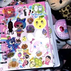 シール帳おすそ分け♡平成シールステッカーセット両面♡