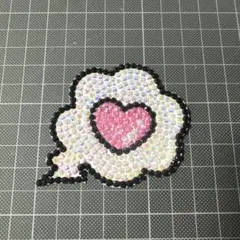 うちわデコ パーツ オーダー デコパーツ うちわ文字 ストーン - メルカリ