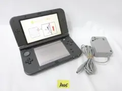 New 3DS LL グレー ACアダプター付き 動作品　R0125
