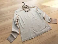 美品yoshie inaba ヨシエイナバ シルク混ハイネックトップス9号M