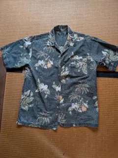 Faded Glory アロハシャツ 半袖シャツ ボタニカル柄【4L相当】のサムネイル