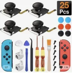 ニンテンドースイッチ　ジョイコン修理キット　4個