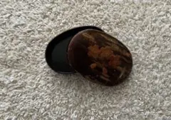 木製　小物入れ 花模様