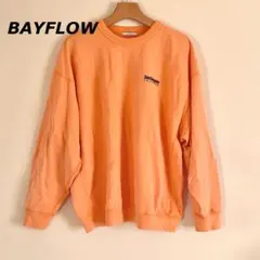 BAYFLOW（ベイフロー）トレーナー スウェット オレンジ メンズ サイズ3