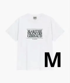 MARITHÉ FRANÇOIS GIRBAUD ロゴTシャツ 白 M 韓国