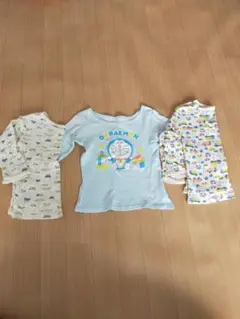 ドラえもん Tシャツ・肌着 3点セット 100cm