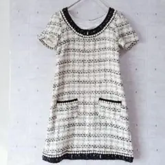 Dear Princess パール装飾ツイードワンピース 上品フォーマル