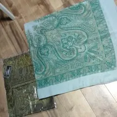 【新品】ジャカード織りストール＆超大判スカーフ 2枚セット