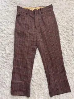 激レア　70s vintageポリニット フレアパンツ