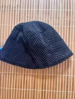 黒 ニット バケットハット