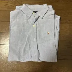 Ralph Lauren ラルフローレン ポニー 刺繍 長袖シャツ ブルー系