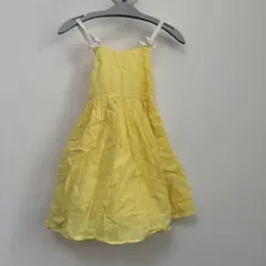 イエロー キャミソール ワンピース キッズのサムネイル